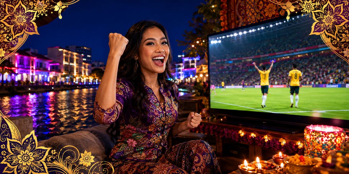 Pertaruhan bola sepak Melaka dengan sentuhan batik tempatan